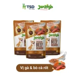 pate cho chó JerHigh vị gà và bò nướng kèm cà rốt – bữa ăn dinh dưỡng hằng ngày cho chó