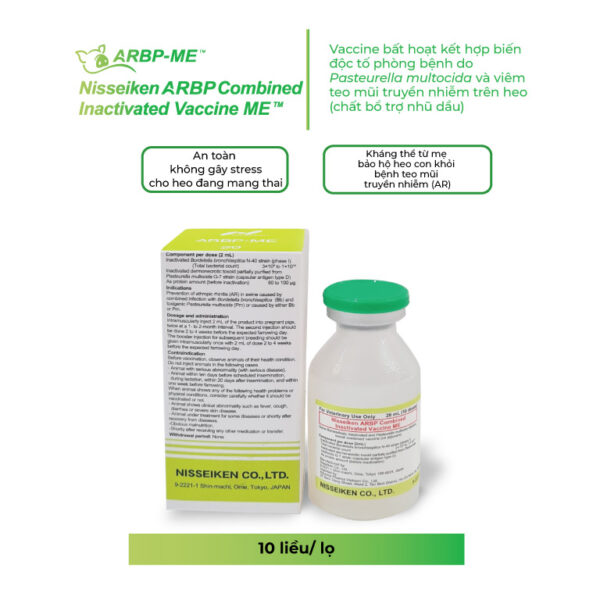 vắc xin vô hoạt nisseiken swine apm inactivated vaccine (sao chép)