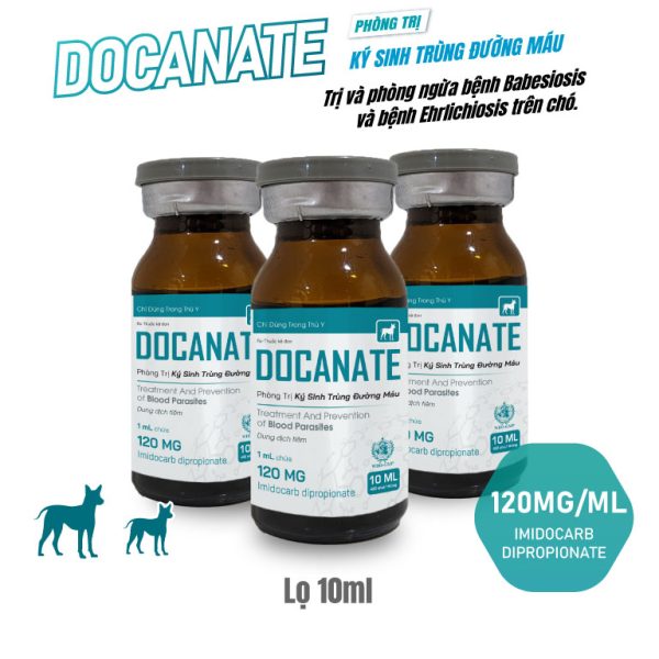 Docanate – Thuốc tiêm trị ký sinh trùng đường máu cho chó