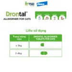 Drontal Allwormer Cats hướng dẫn dụng