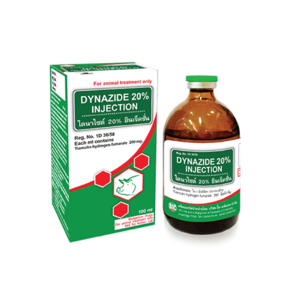 dynazide 20% injection kháng sinh điều trị nhiễm khuẩn đường tiêu hóa trên gia súc, gia cầm
