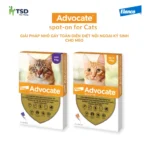 Bộ sản phẩm thuốc nhỏ gáy Advocate cho mèo chính hãng Elanco nhập khẩu Đức