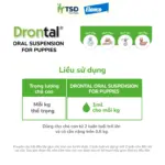 Hướng dẫn lịch tẩy giun Drontal Oral suspension