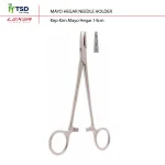 Kẹp kim Mayo Hegar 14cm – kiểm soát kim khâu trong mổ thú y