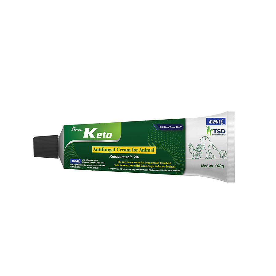 keto gel ketoconazole dùng ngoài điều trị nấm da cho chó mèo (3)