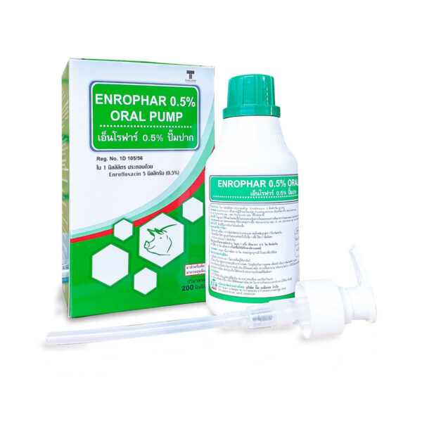 kháng sinh enrophar 0 5 oral trị nhiễm trùng hô hấp tiêu hóa ở heo