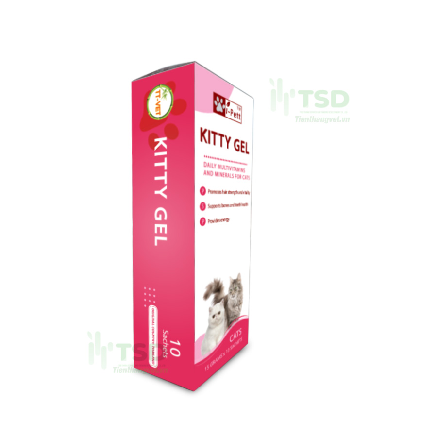 kitty gel cung cấp omega 3 vi khoáng thiết yếu cho mèo