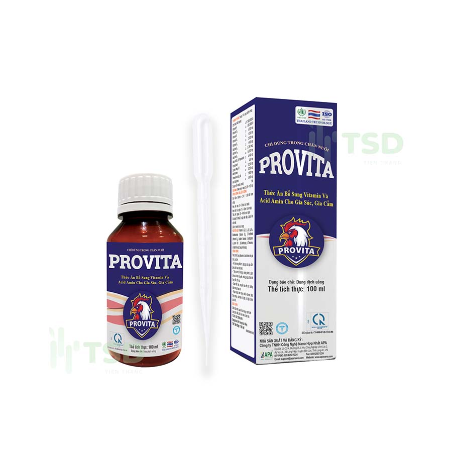 provita – bổ sung vitamin khoáng, acid amin cho vật nuôi khỏe mạnh