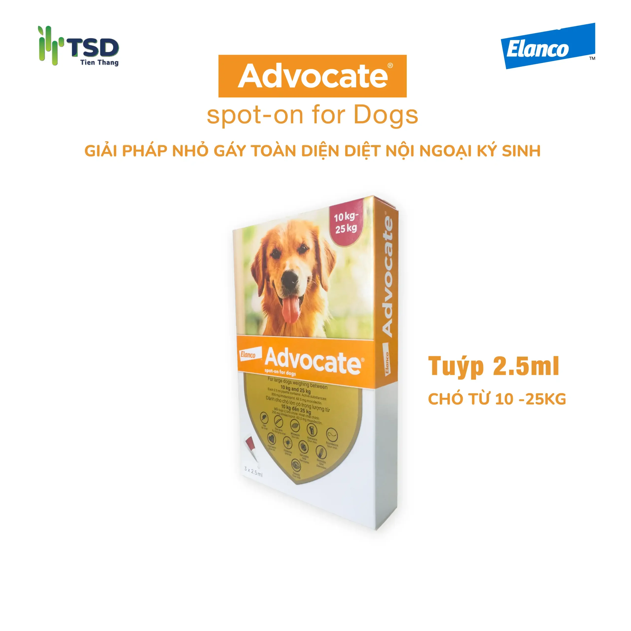 advocate-cho-cho-10-25kg-chinh-hang-03 Thuốc nhỏ gáy Advocate cho chó 10-25kg trị ghẻ
