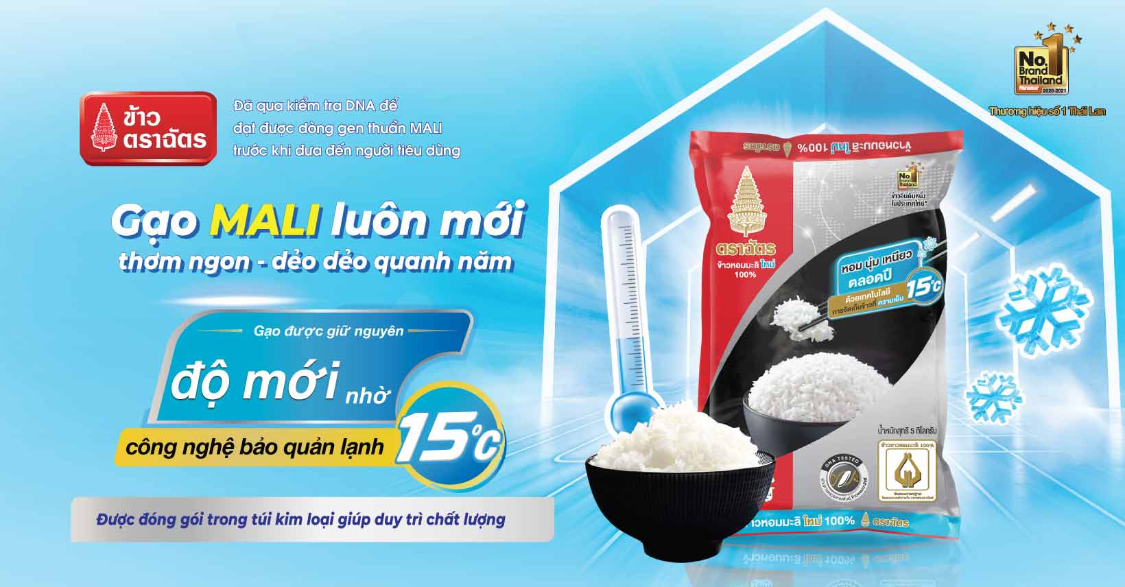 gạo thơm đặc sản hoàng gia – thai hom mali mới 100%