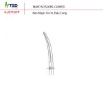 Kéo Mayo đầu cong 14cm dùng cắt mô mềm động vật