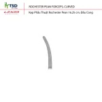Kẹp mạch máu Rochester Pean đầu cong 16.25cm dùng cầm máu