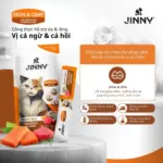 Súp thưởng Jinny Creamy treats vị cá ngừ cá hồi