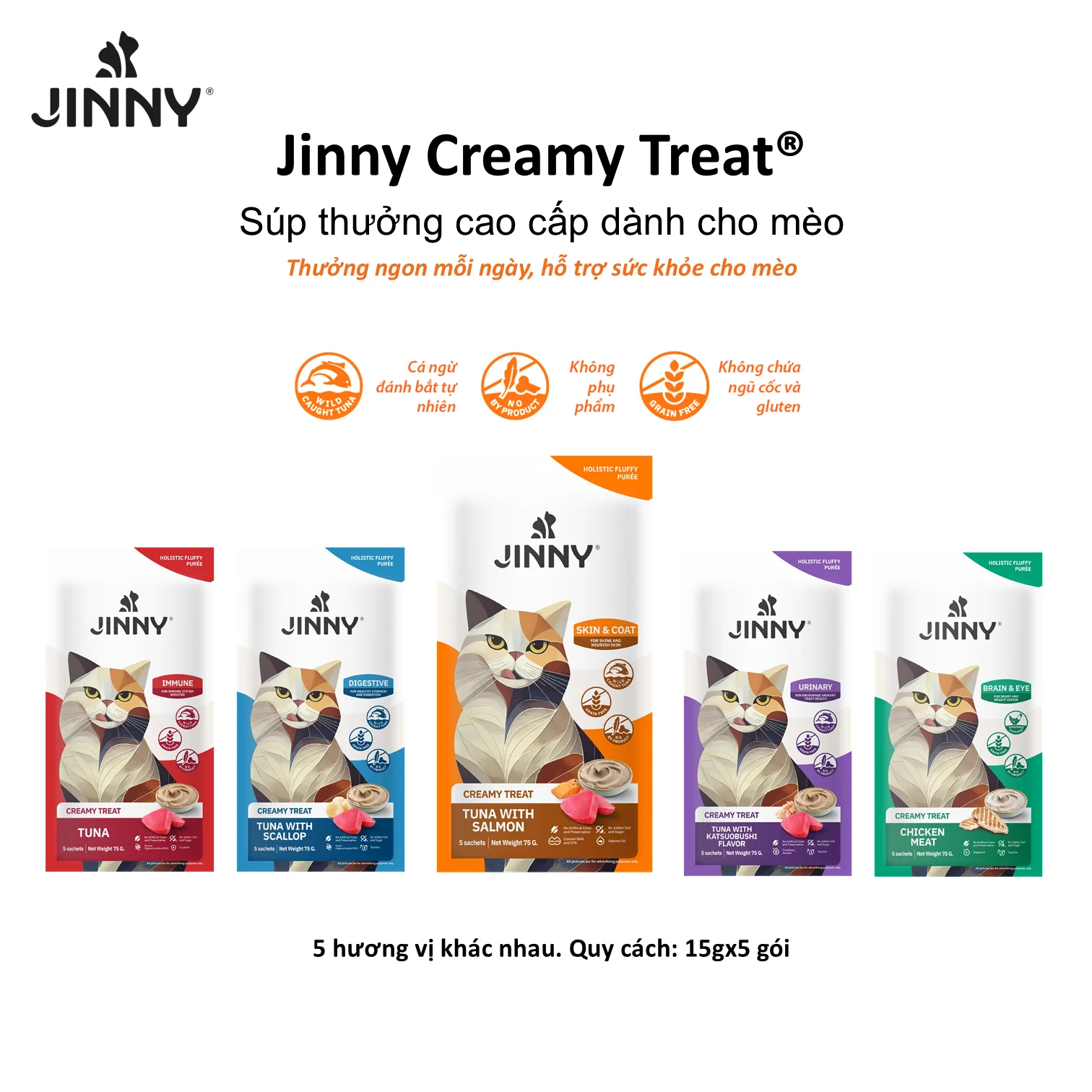 Súp thưởng Jinny Creamy treats