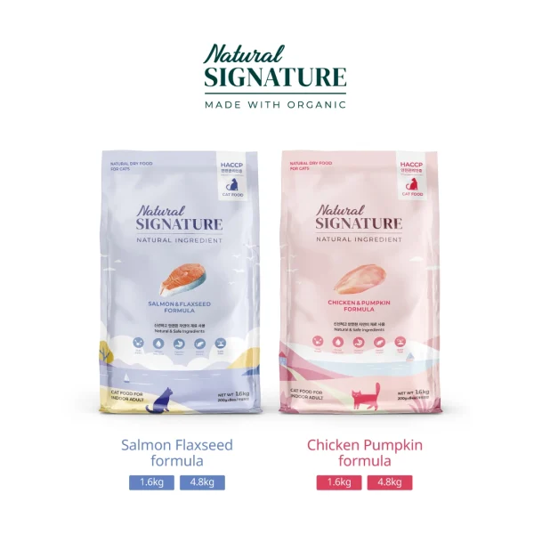 Thức ăn cho mèo Natural Signature hỗ trợ lông bóng mượt và sức khỏe toàn diện